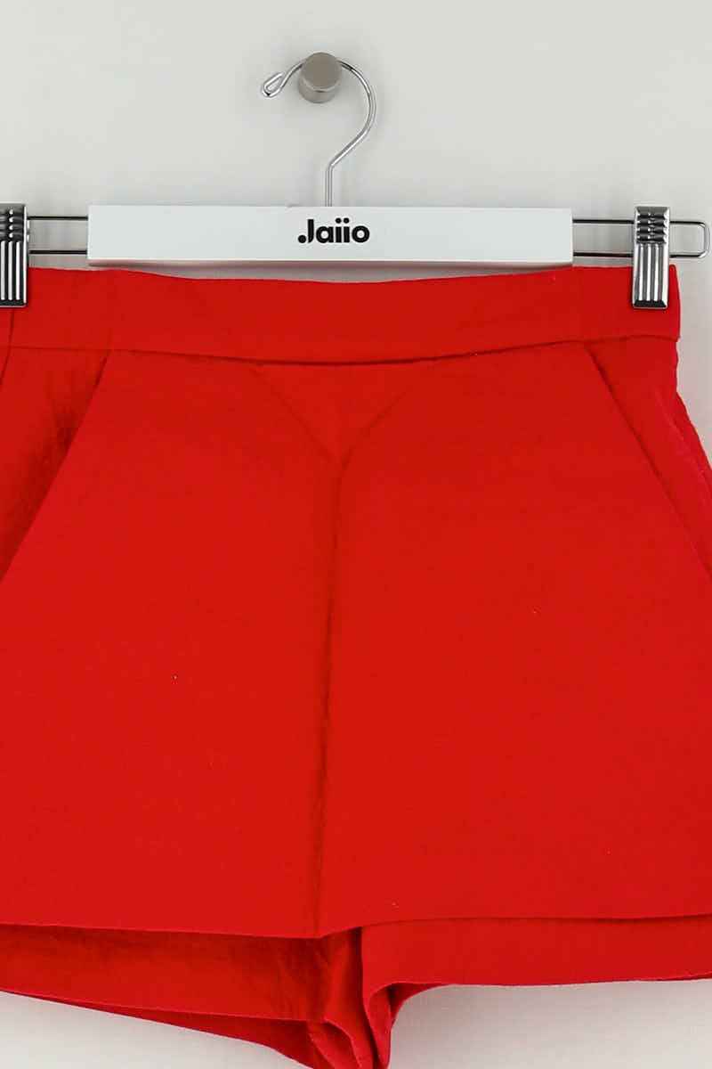 Short Maje Rouge en Coton