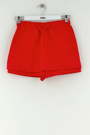 Short Maje Rouge en Coton