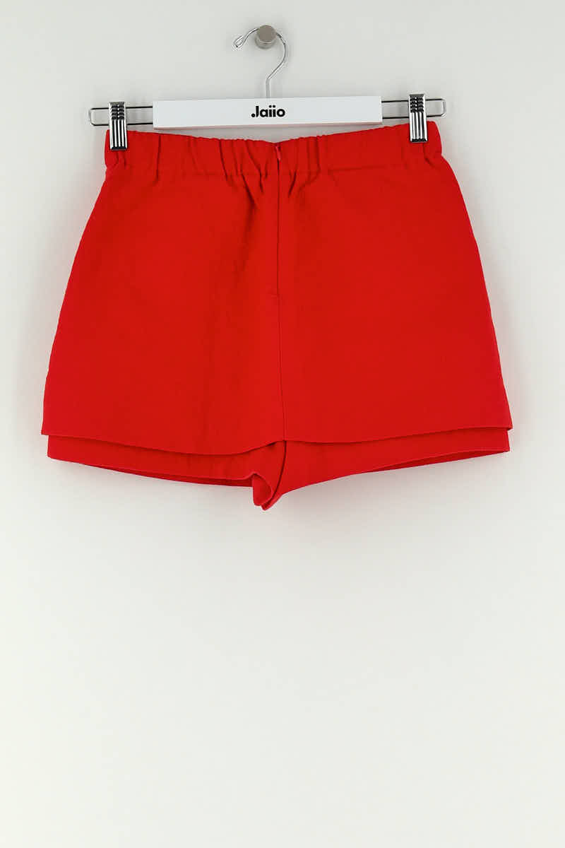 Short Maje Rouge en Coton