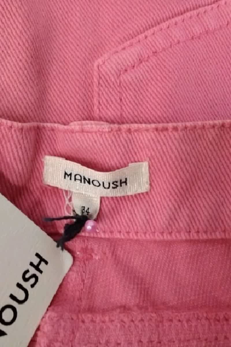 Short Manoush Rose en Coton