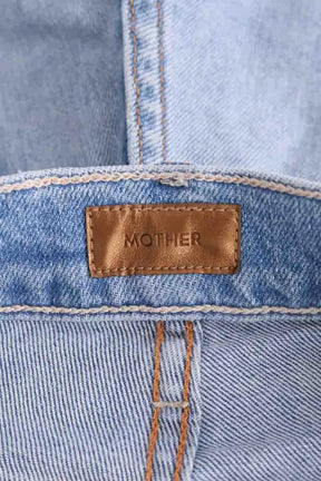 Short Mother Bleu en Coton