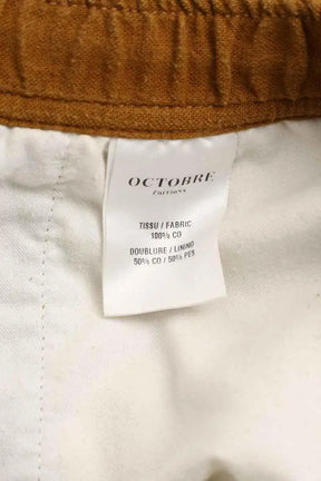 Short Octobre Camel en Coton