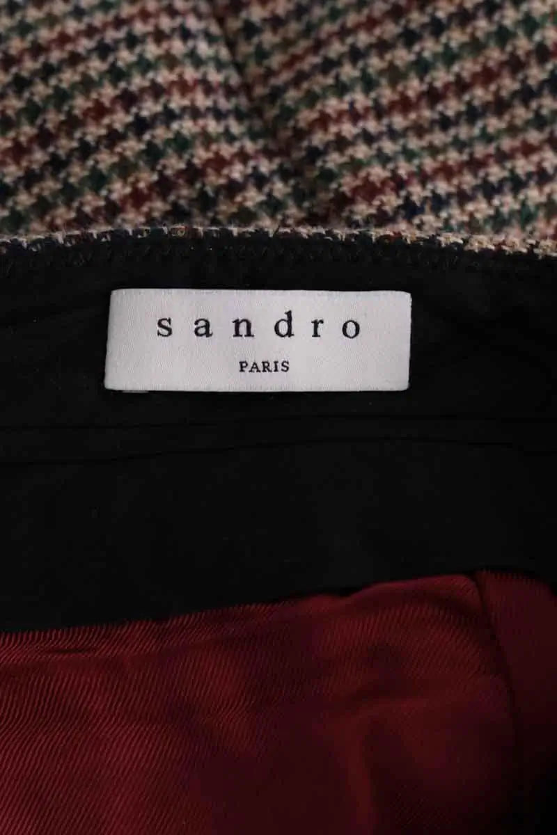 Short Sandro Beige en Coton