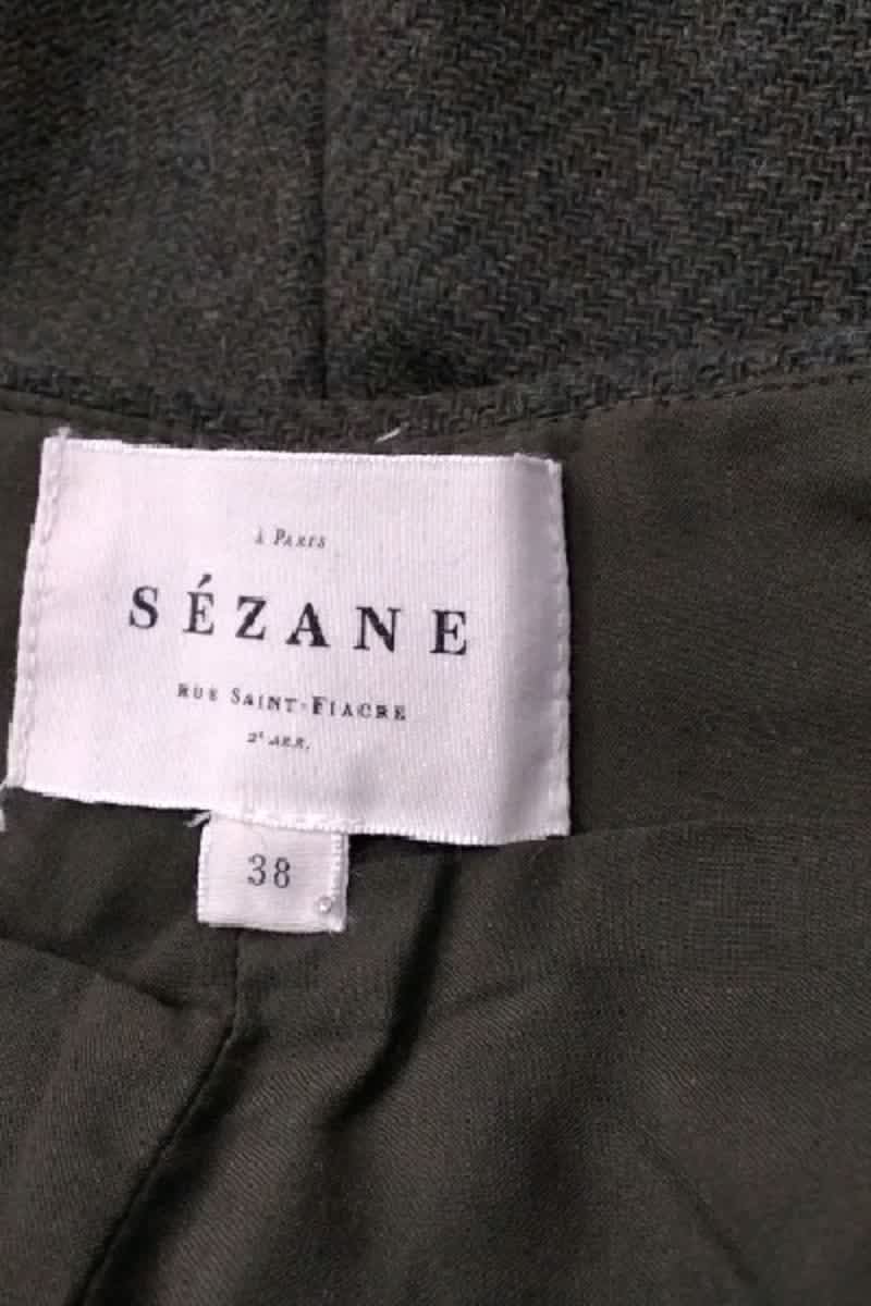 Short Sézane Kaki en Laine