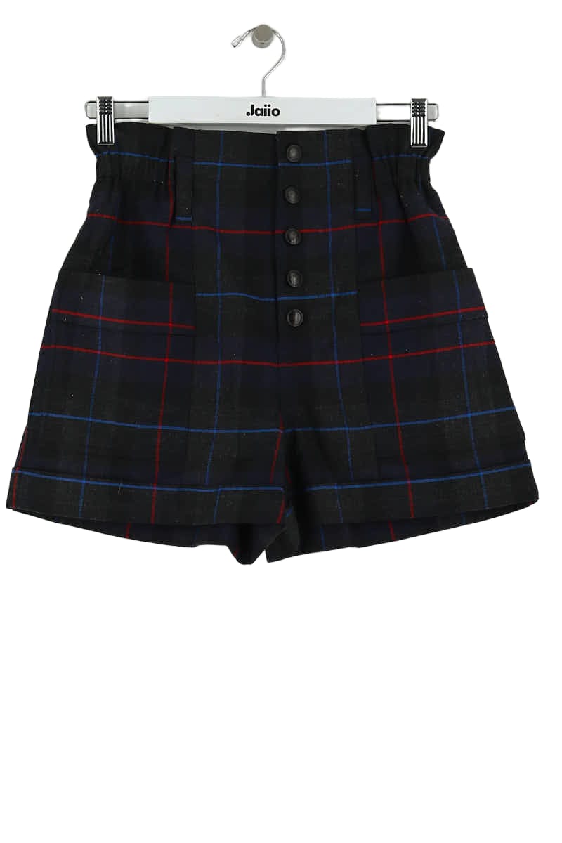 Short Sézane Noir en Laine, taille S - Seconde Main