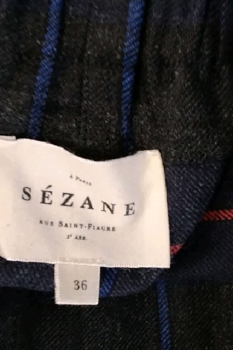 Short Sézane Noir en Laine