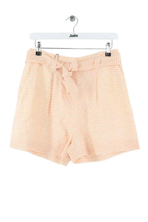 Short Sézane Orange en Lin, taille M - Seconde Main