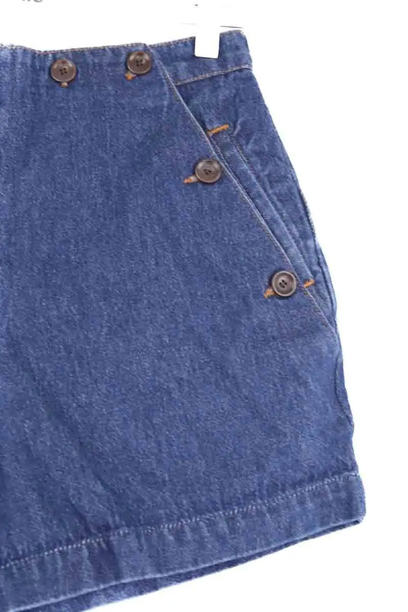 Short Soeur Bleu en Coton