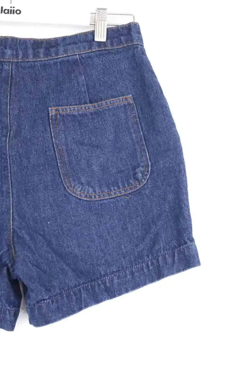 Short Soeur Bleu en Coton