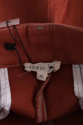Short Soeur Orange en Coton