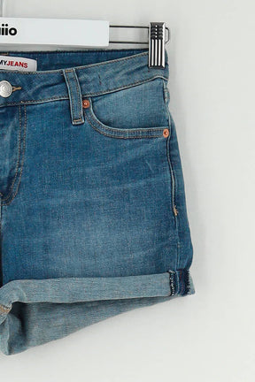 Short Tommy Hilfiger Bleu en Coton