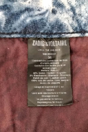 Short Zadig & Voltaire Bleu en Coton