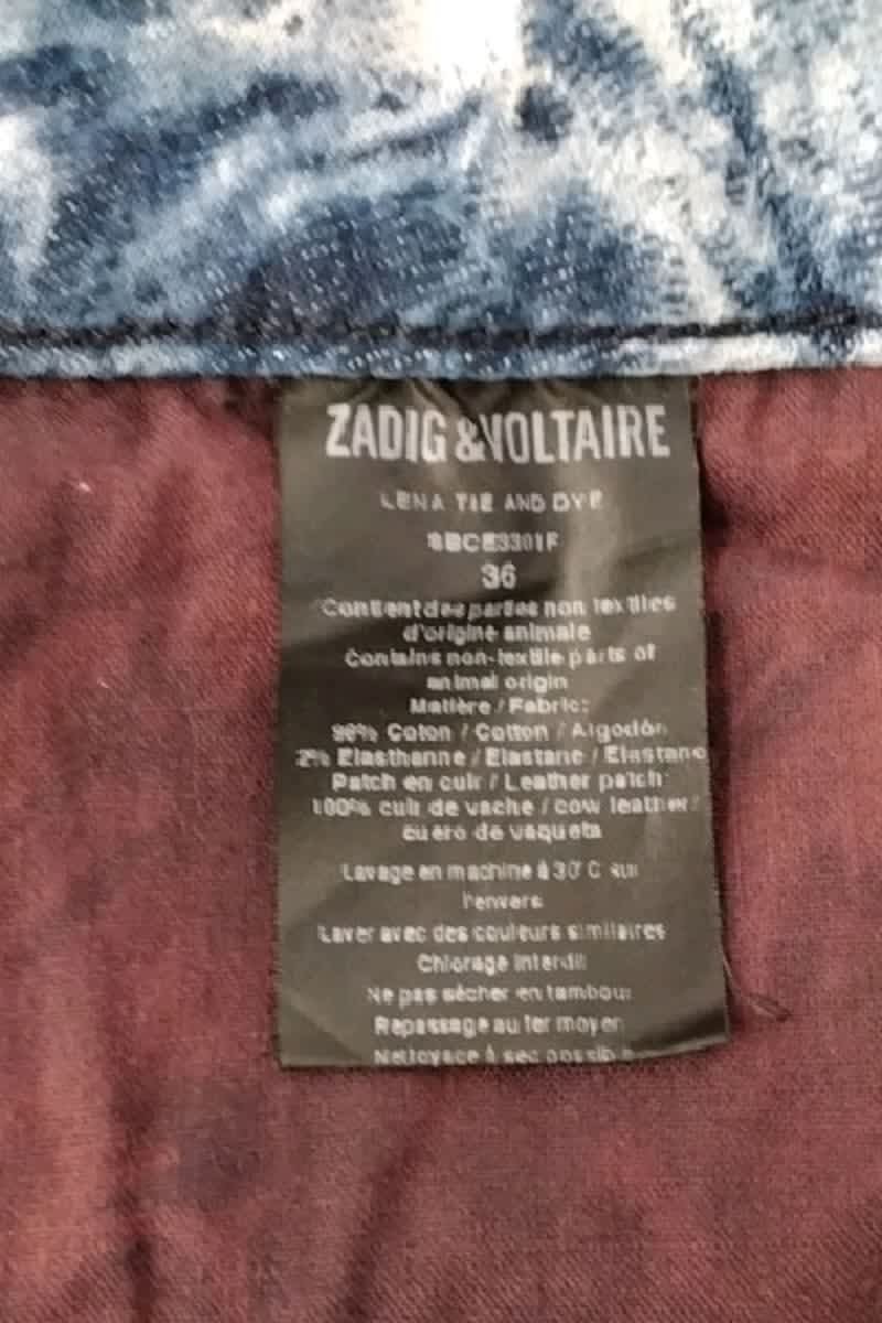 Short Zadig & Voltaire Bleu en Coton