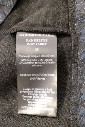 Short Zadig & Voltaire Marine en Polyester