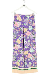 Pantalon Sandro Violet en Synthétique, taille S - Seconde Main