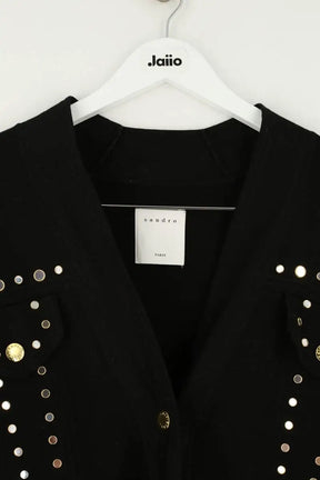 Cardigan Sandro Noir en Viscose