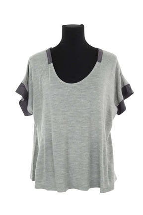 Top Maje  Gris
