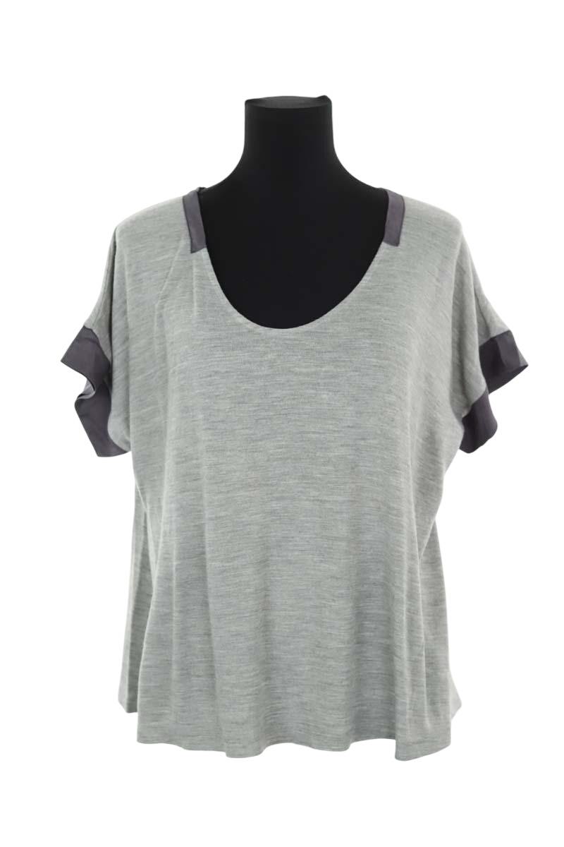 Top Maje  Gris
