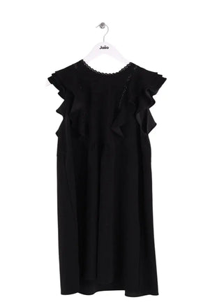 Robe Sézane Noir en Synthétique, taille M - Seconde Main