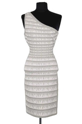 Robe Herve Leger Blanc en Viscose, taille S - Seconde Main