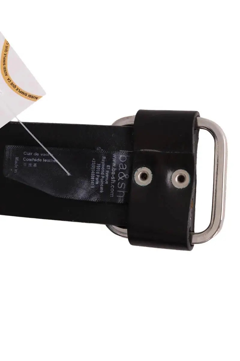 Ceinture Ba&Sh Noir en Cuir