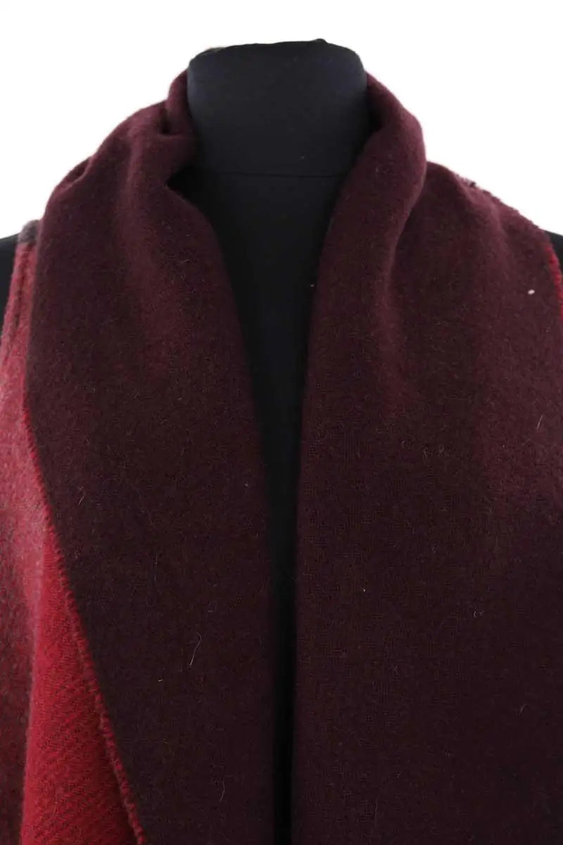 Cape Claudie Pierlot Bordeaux en Laine