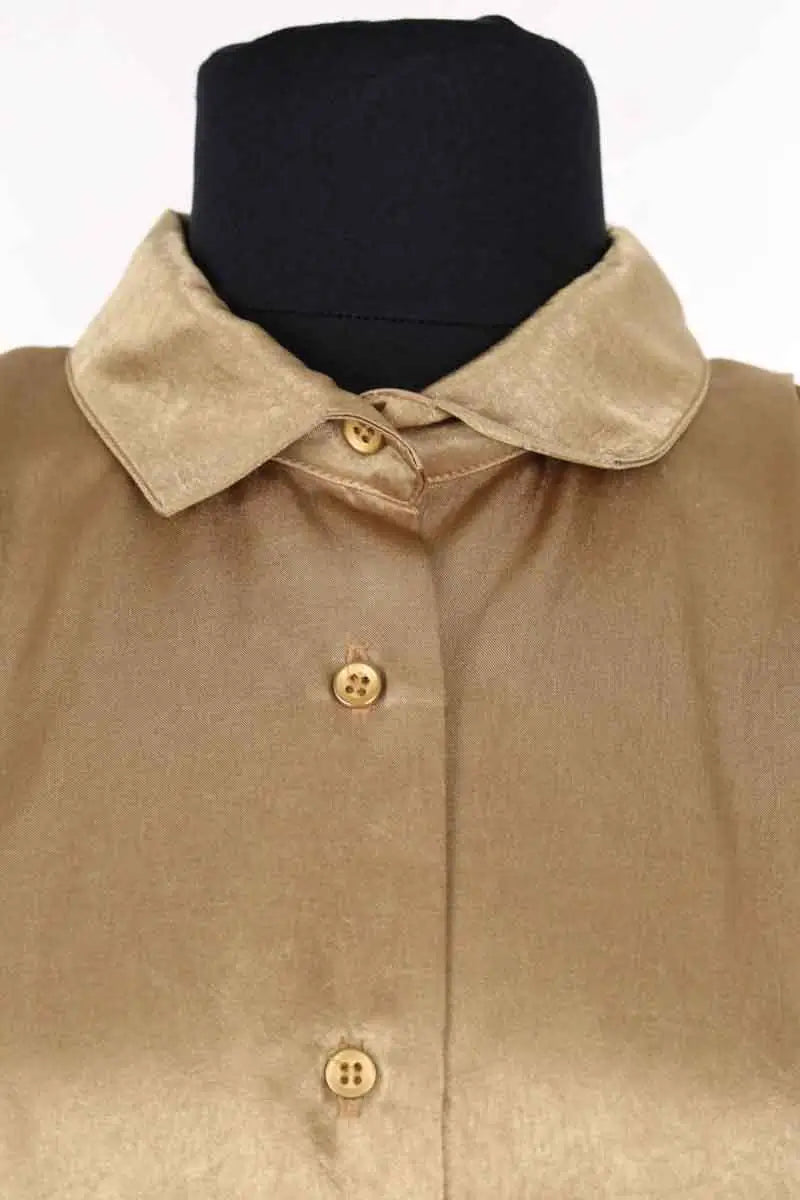 Chemise Carolina Ritzler Doré en Synthétique