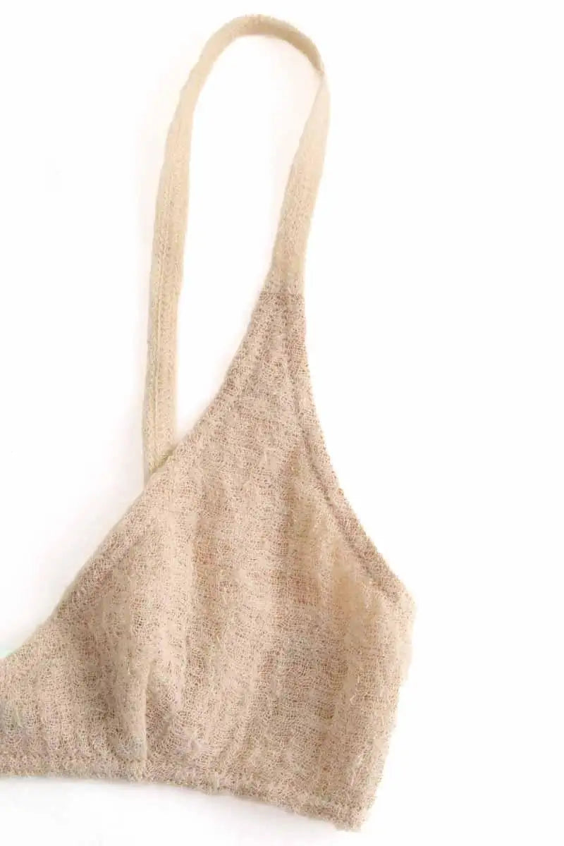 Soutien-gorge Heimstone Beige en Laine
