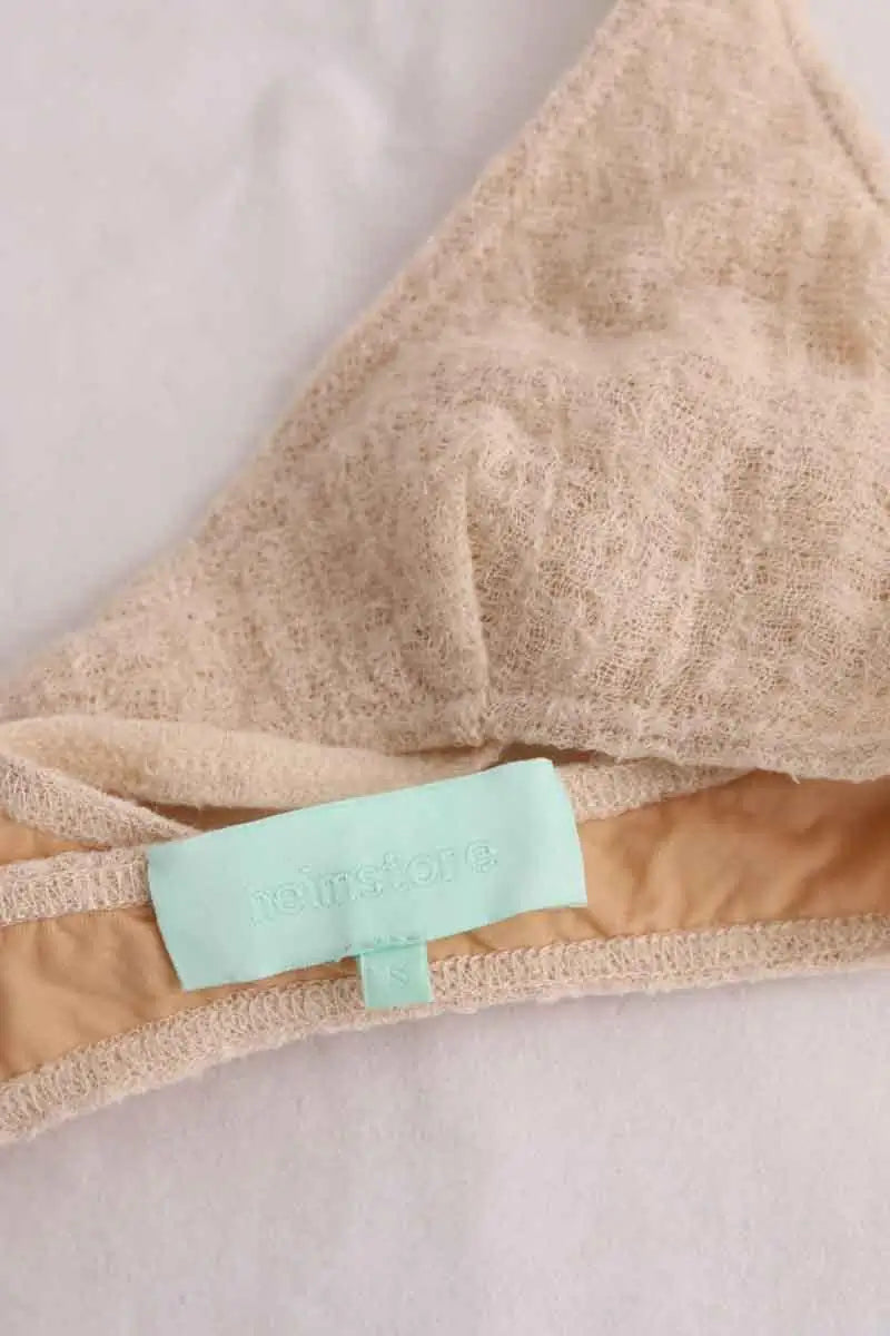 Soutien-gorge Heimstone Beige en Laine