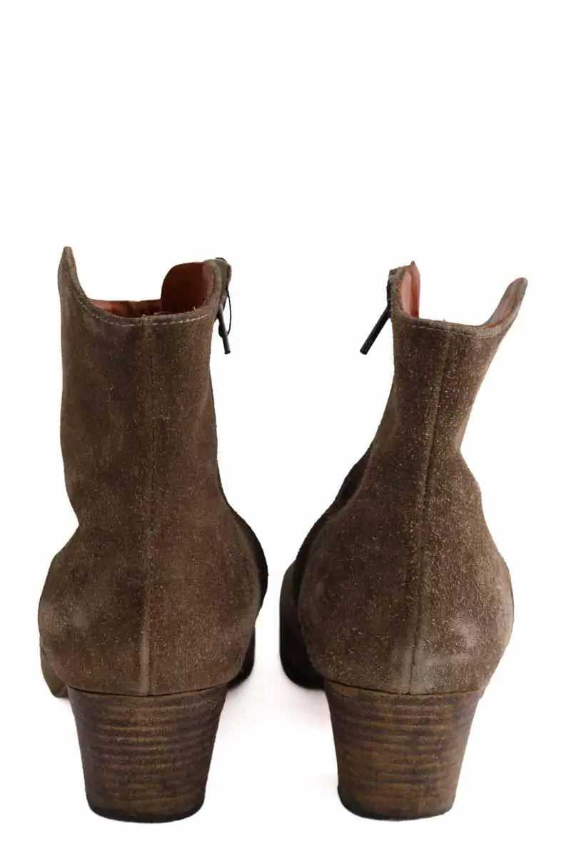 Boots Isabel Marant Kaki en Daim