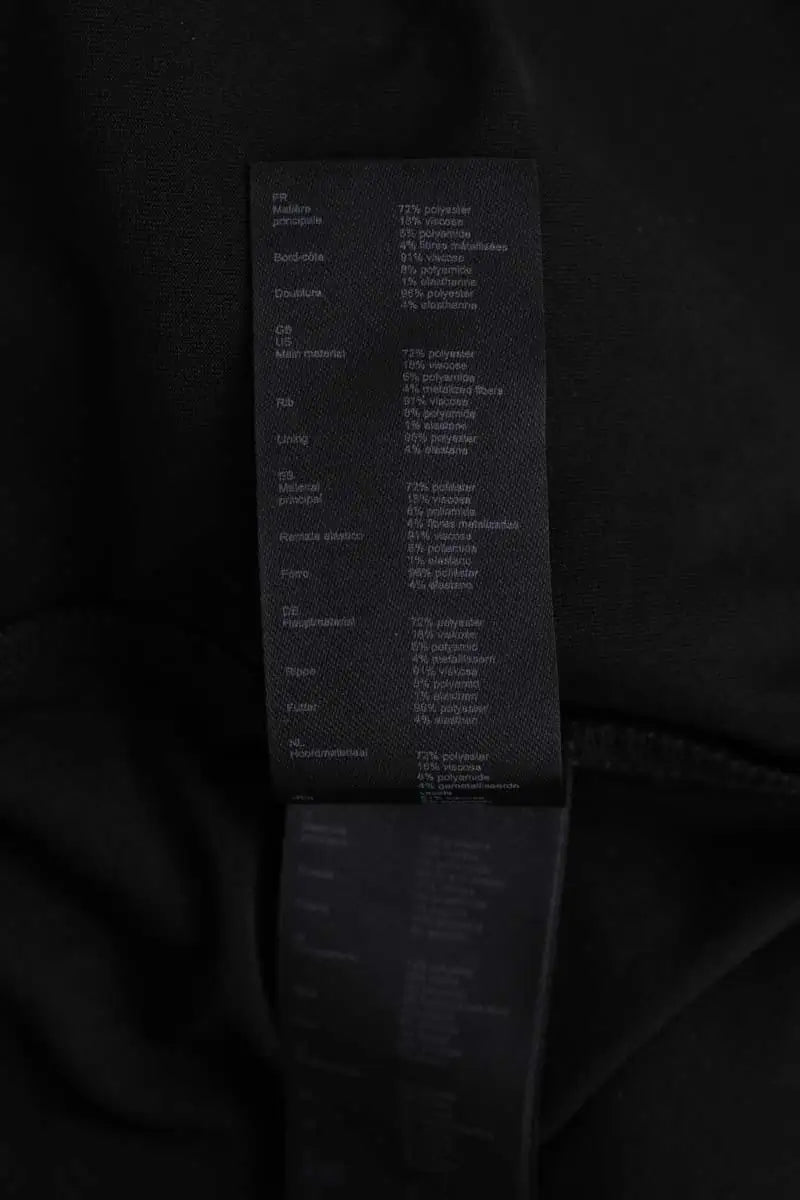 Robe Maje Noir en Synthétique