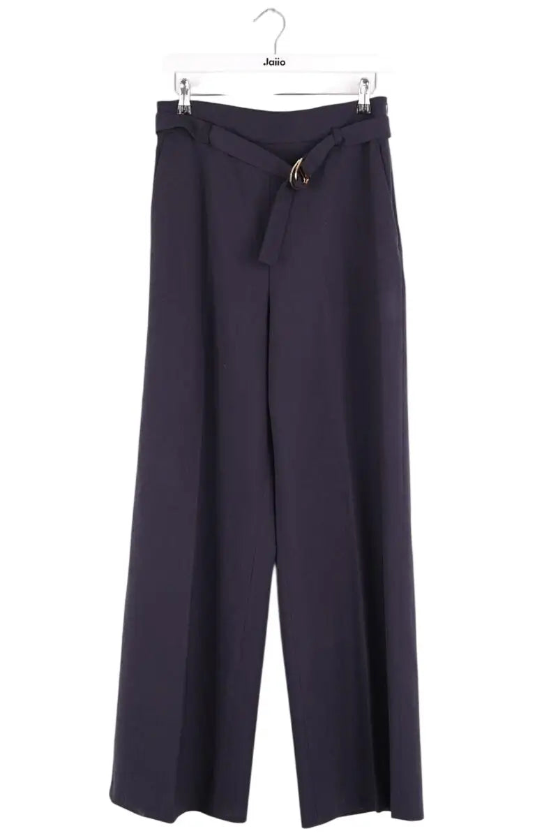Pantalon droit Maje Marine en Synthétique, taille M - Seconde Main