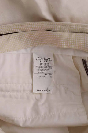 Pantalon droit Moncler Ecru en Coton