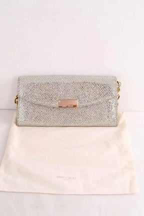 Mini sac Jimmy Choo Doré en Paillettes