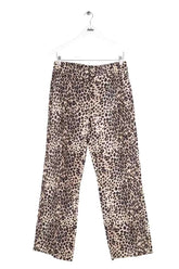 Pantalon large Marella Beige en Lin, taille M - Seconde Main