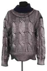 Pull Alexandre Vauthier Anthracite en Laine, taille S - Seconde Main