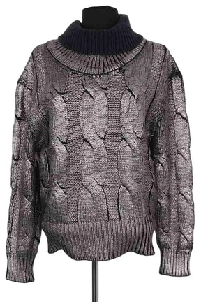 Pull Alexandre Vauthier Anthracite en Laine, taille S - Seconde Main