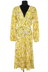 Robe Musier Jaune en Synthétique, taille S - Seconde Main