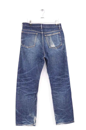 Jean droit APC Bleu en Coton