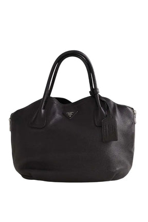 Cabas Prada Noir en Cuir - Seconde Main