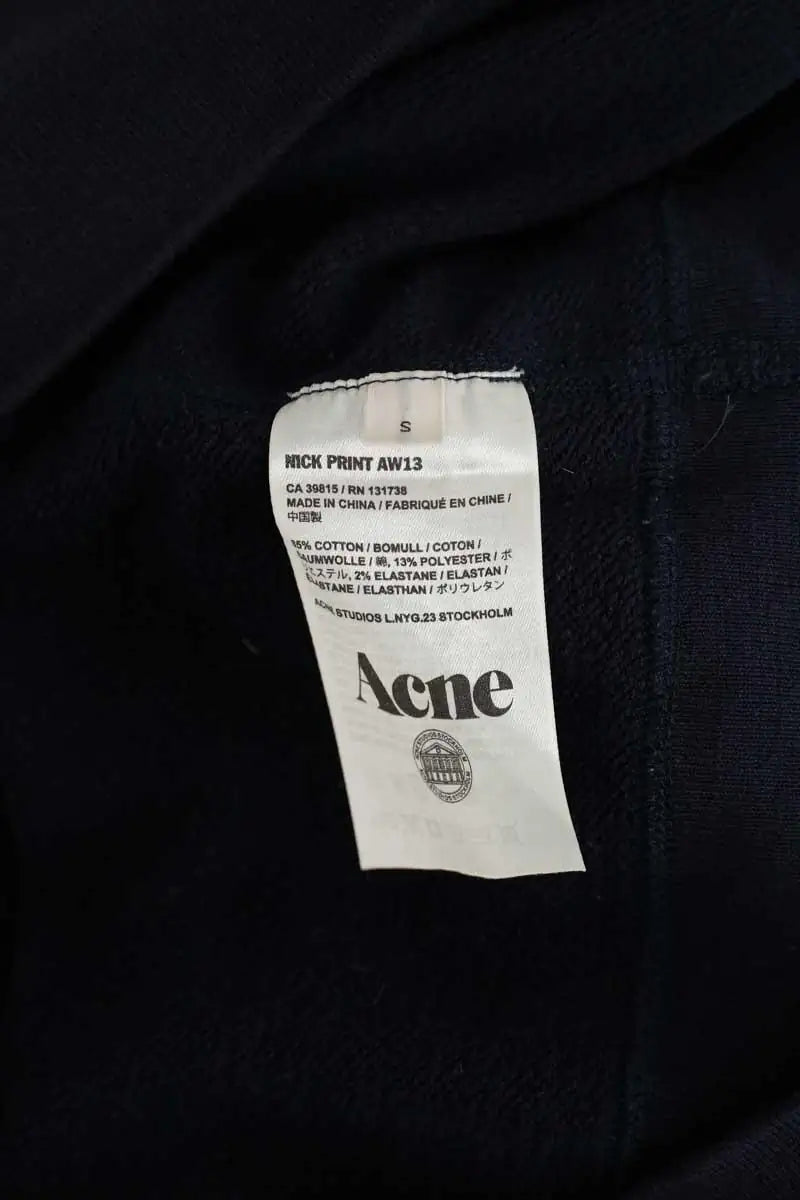 Sweatshirt Acne Studios Bleu en Coton