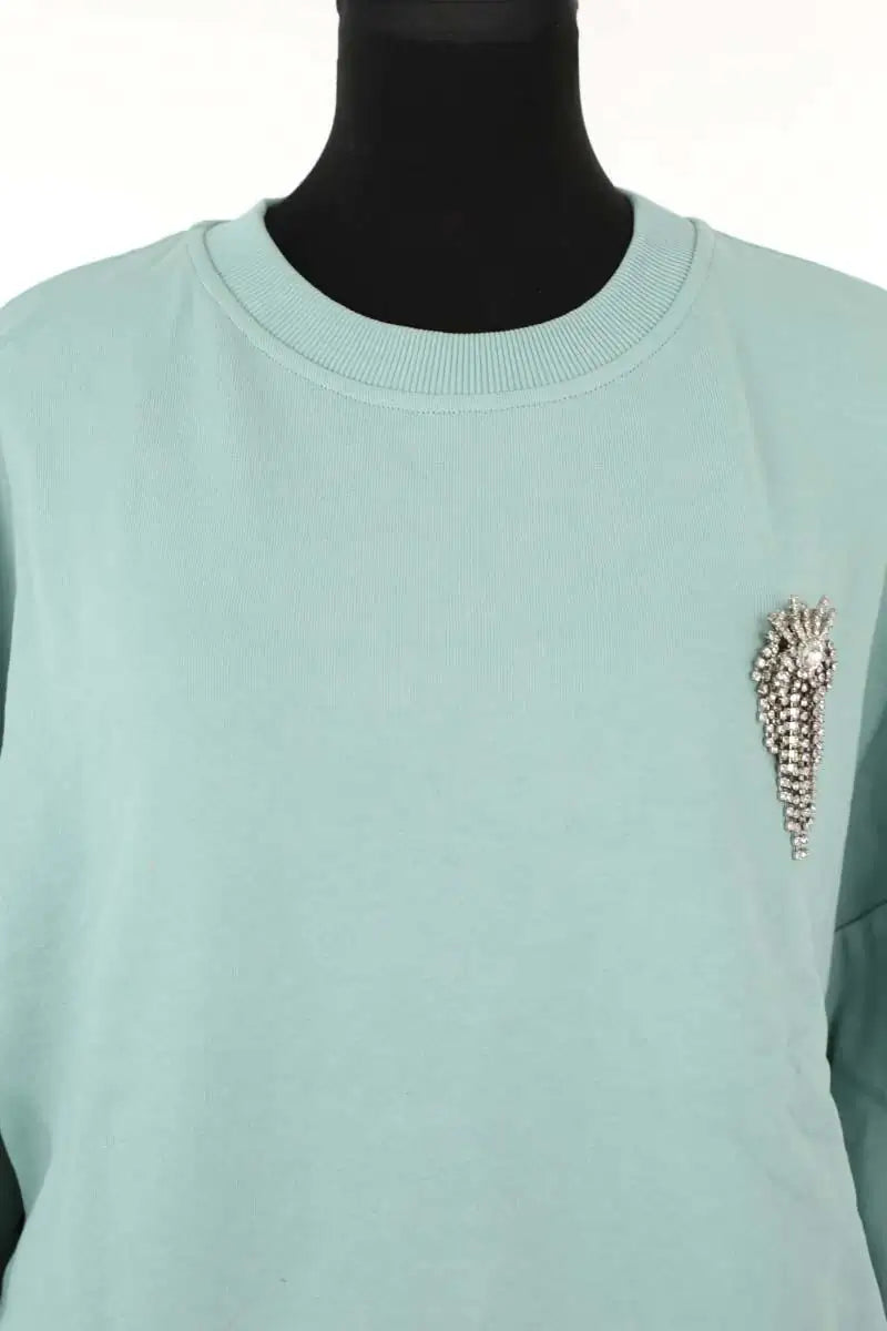 Sweatshirt Alexandre Vauthier Vert en Coton
