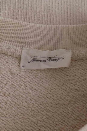 Sweatshirt American Vintage Beige en Coton