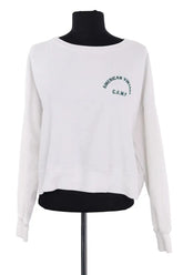 Sweatshirt American Vintage Blanc en Coton, taille XS - Seconde Main