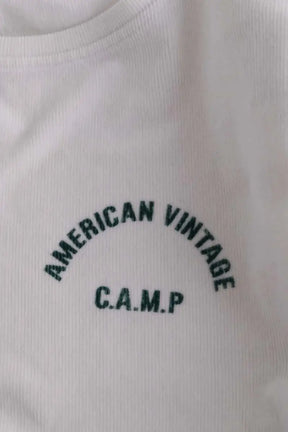 Sweatshirt American Vintage Blanc en Coton