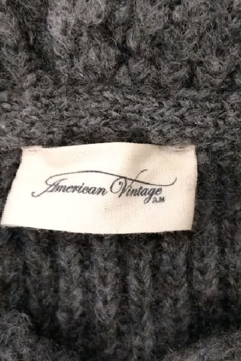 Sweatshirt American Vintage Gris en Laine