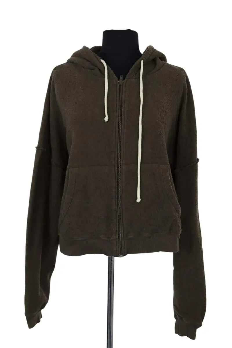 Sweatshirt American Vintage Kaki en Coton, taille M - Seconde Main
