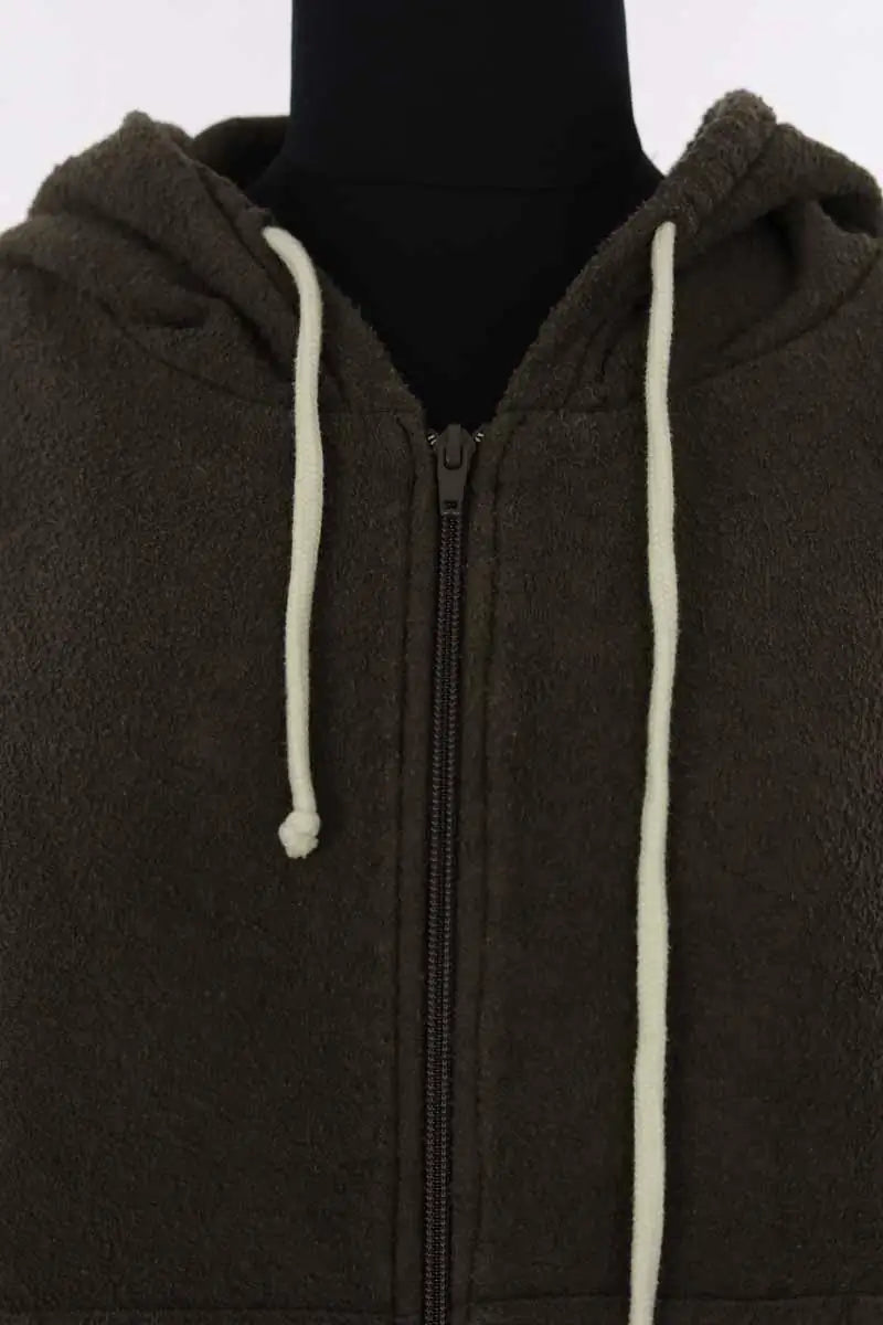 Sweatshirt American Vintage Kaki en Coton