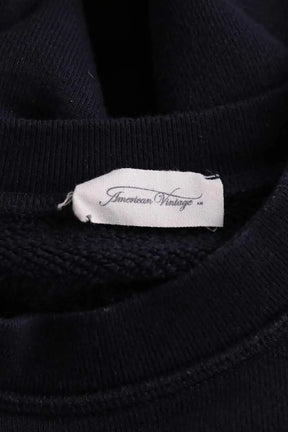 Sweatshirt American Vintage Marine en Coton