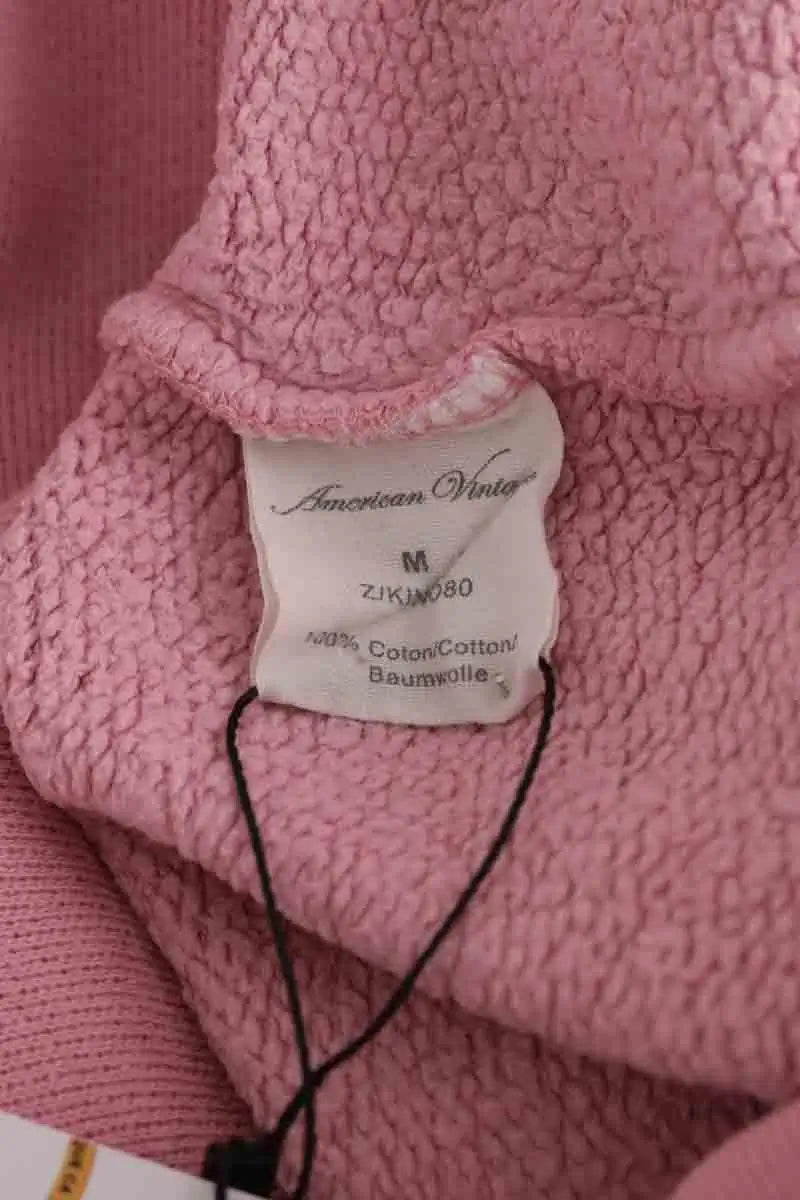 Sweatshirt American Vintage Rose en Coton